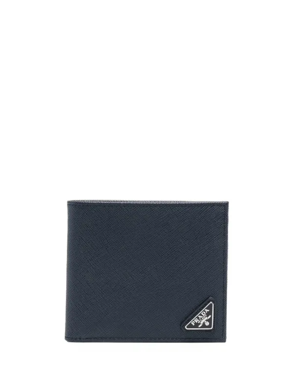 Prada logo-plaque Saffiano Leather Wallet - Farfetch