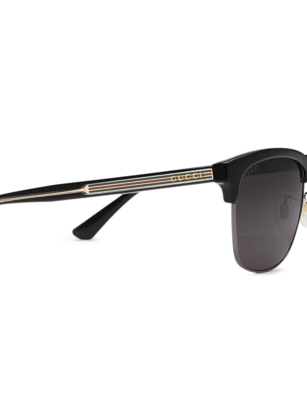 Gucci Eyewear Rectangular-frame Metal Sunglasses - Farfetch