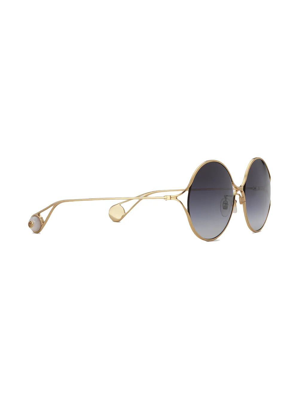 фото Gucci eyewear солнцезащитные очки в круглой оправе