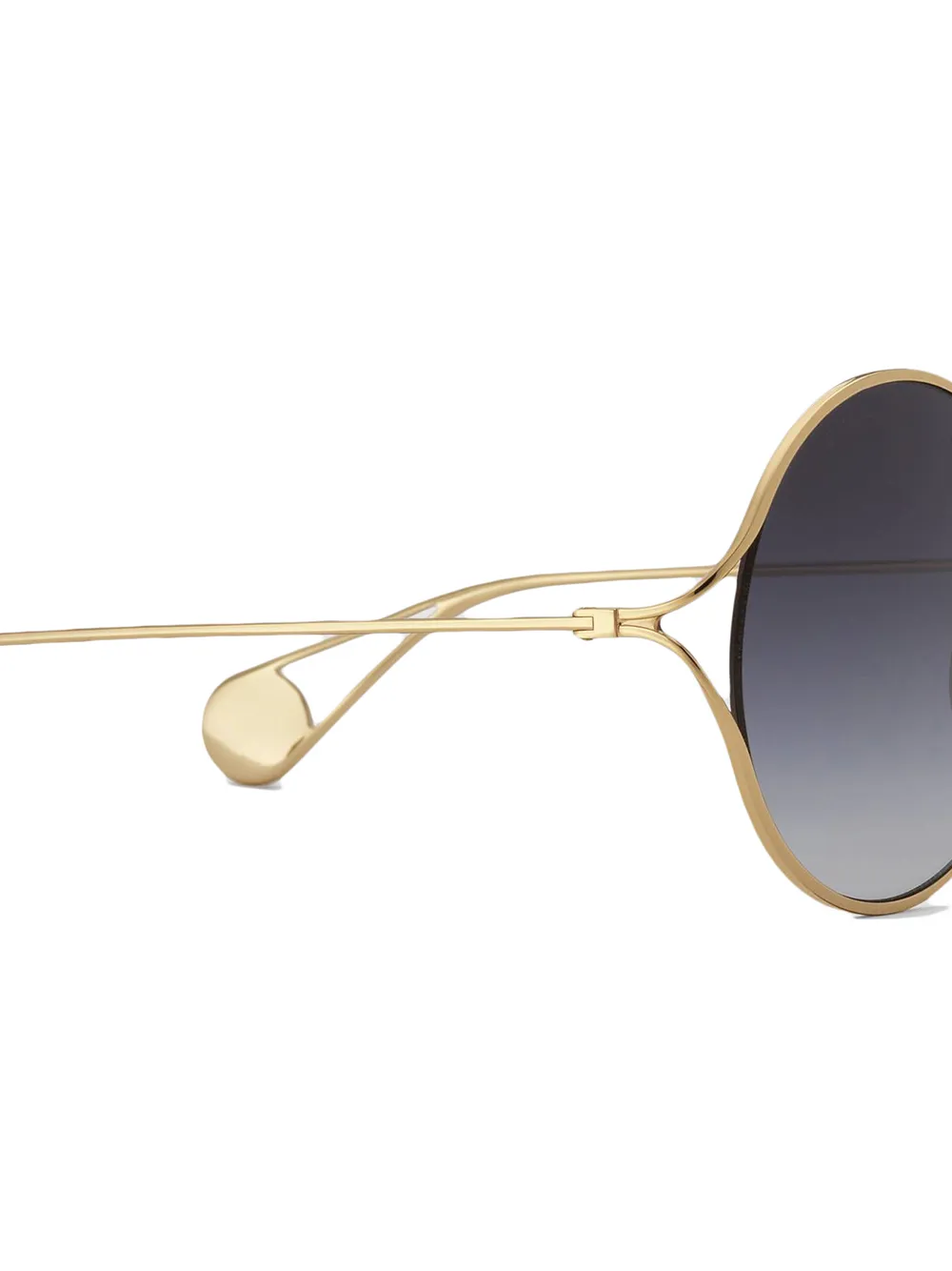 фото Gucci eyewear солнцезащитные очки в круглой оправе