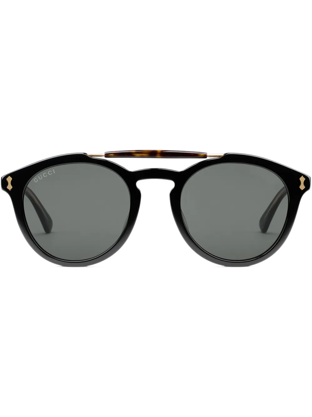 фото Gucci eyewear солнцезащитные очки в круглой оправе