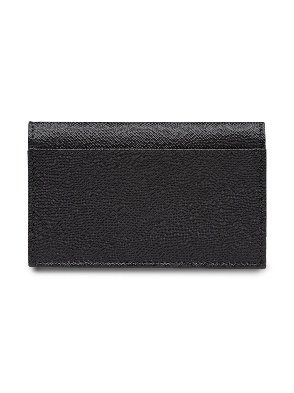 logo-plaque foldover cardholder