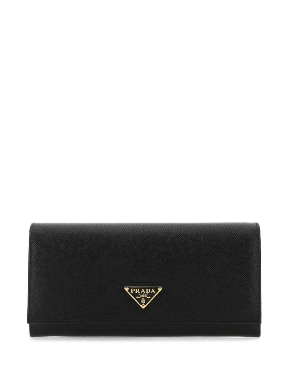 Prada large leather wallet - Black