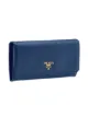 Prada continental cardholder wallet