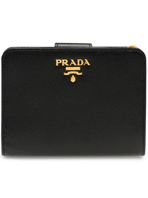 在庫あり/即出荷可】 PRADA 二つ折り財布 ブラック 折り財布 - kosarka 