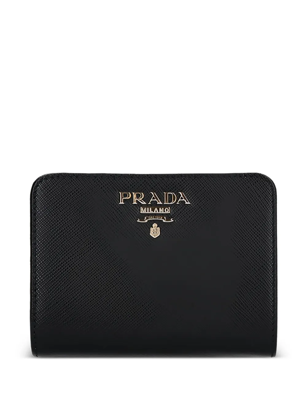 Prada プラダ 二つ折り財布 - ブラック Prada プラダ 二つ折り財布 - ブラック