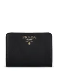 Prada logo-lettering wallet - Black
