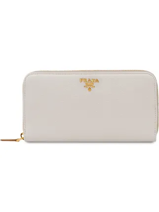 prada zip around wallet