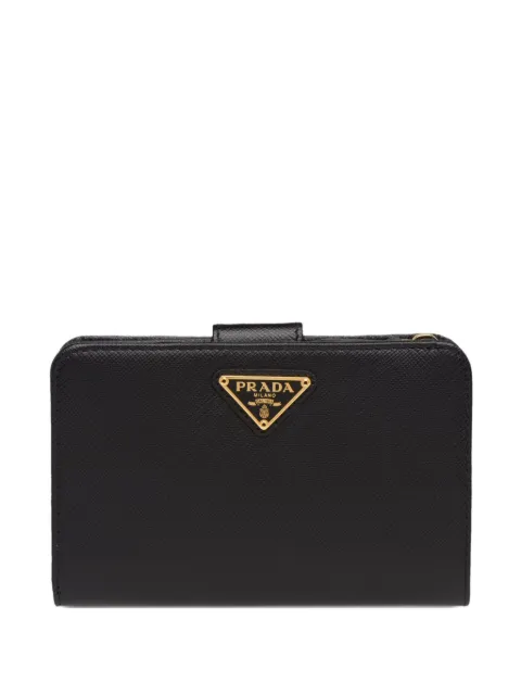 Prada 로고 장식 미디엄 지갑