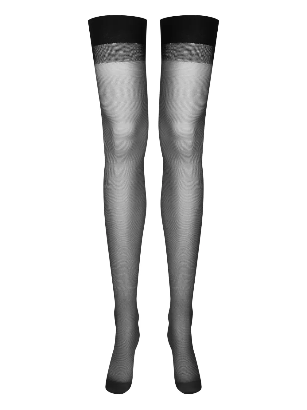 Maison Close calcetines largos translúcidos | negro | Image 1