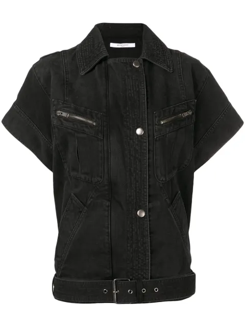 Givenchy short-sleeved denim jacket