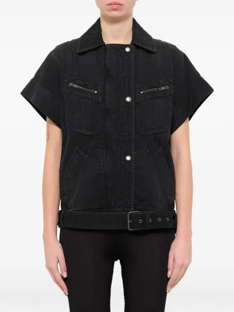 Givenchy short-sleeved denim jacket