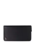 Prada triangle-logo document holder - Black