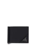 Prada logo plaque wallet - Black