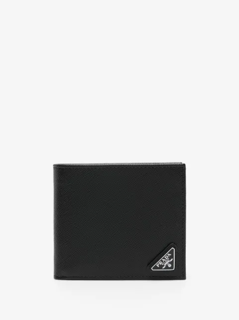 Prada Saffiano logo wallet