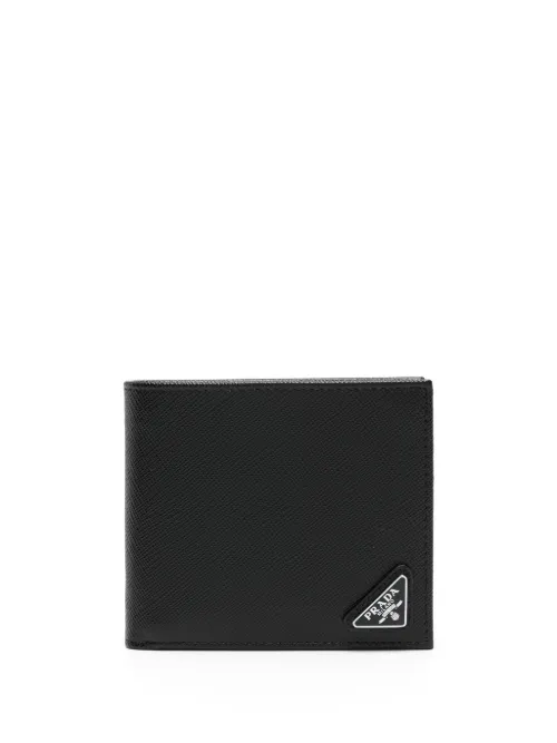 Portefeuille Saffiano à logo - Prada - Modalova
