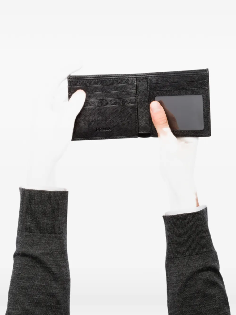 ★PRADA★SAFFIANO LEATHER BILLFOLD WALLET Prada Saffiano Leather Wallet | Black | FARFETCH RO
