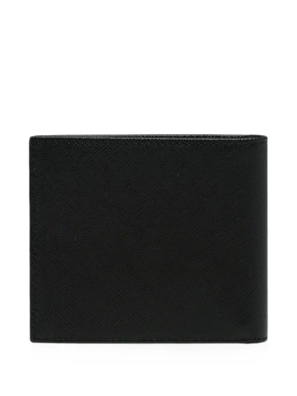 Prada Saffiano Leather Wallet | Black | FARFETCH RO