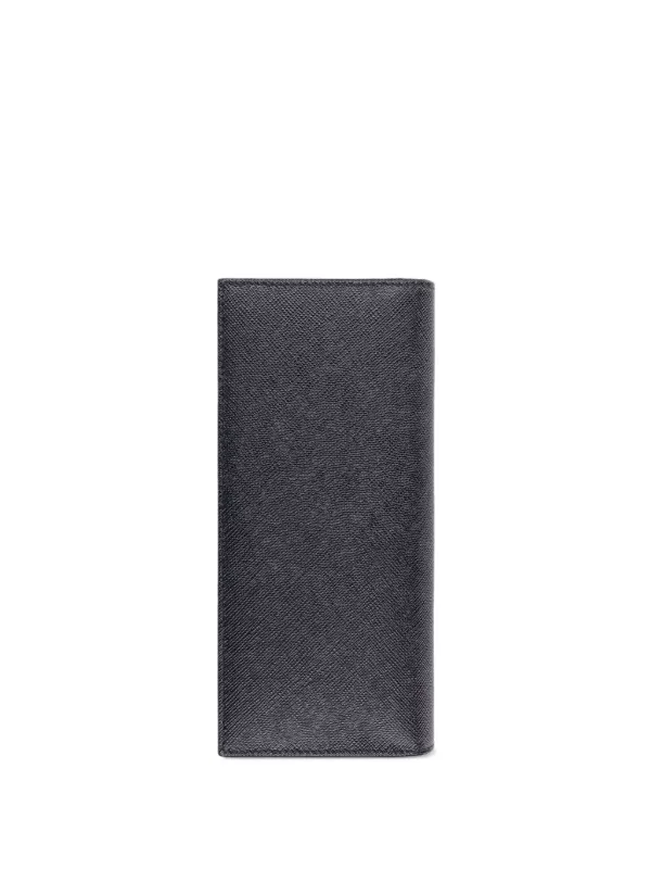 Prada Saffiano Leather Wallet | Black | FARFETCH PL