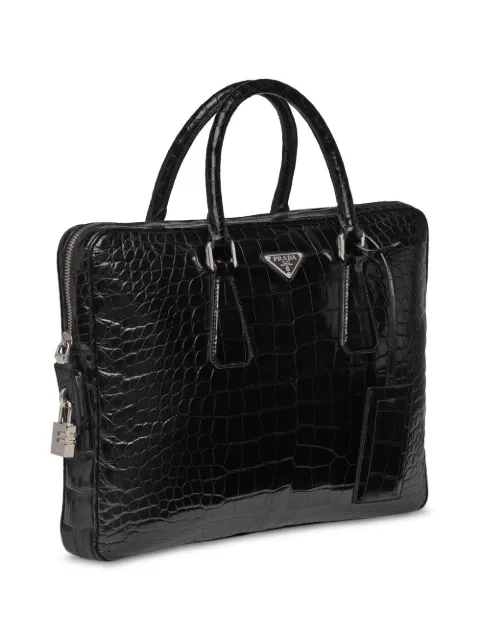 prada crocodile bag