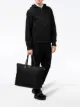 Image 2 of Prada logo plaque tote bag