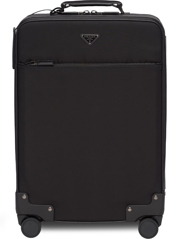 Prada logo four-wheel suitcase 