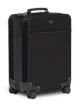 Prada logo four-wheel suitcase