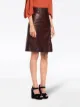 Prada matte nappa skirt