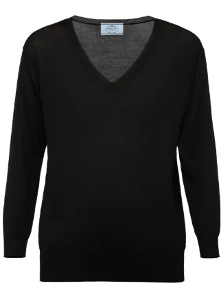 prada v neck sweater