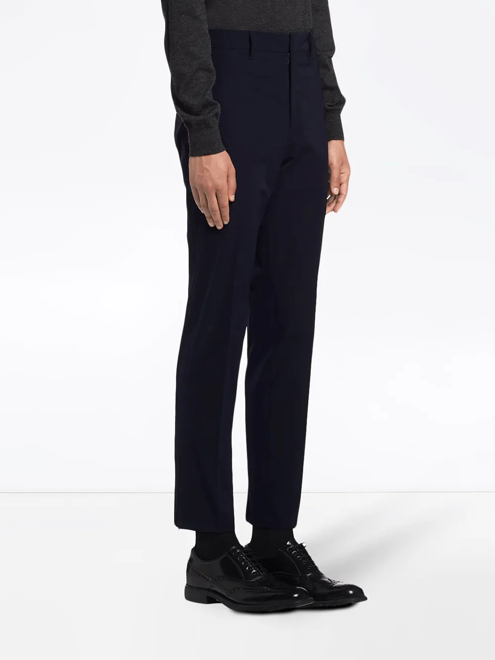 Prada slim-fit broek Blauw