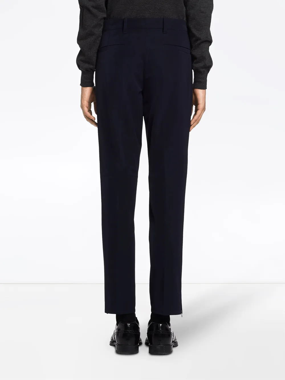 Prada slim-fit broek Blauw