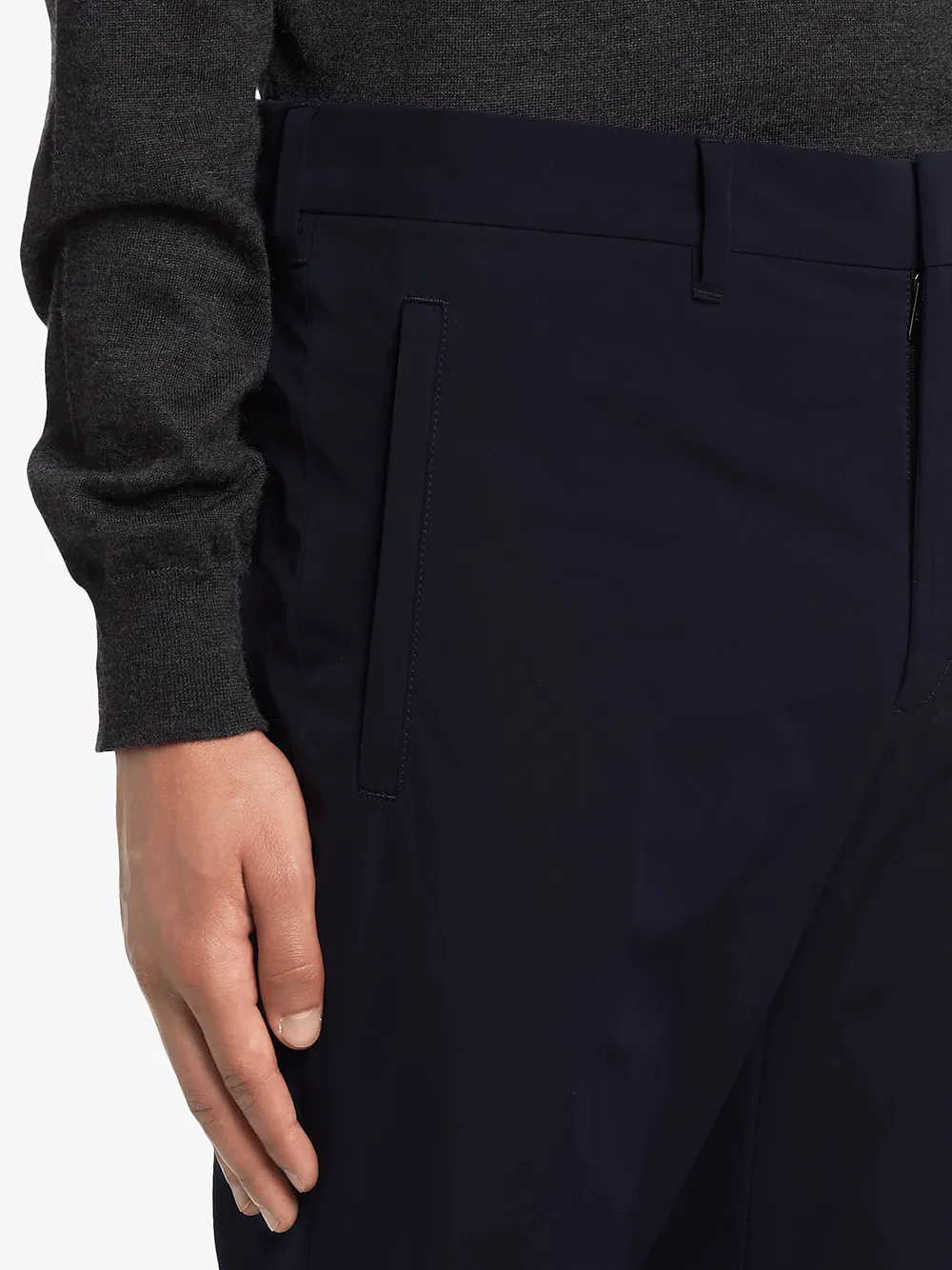 Prada slim-fit broek Blauw