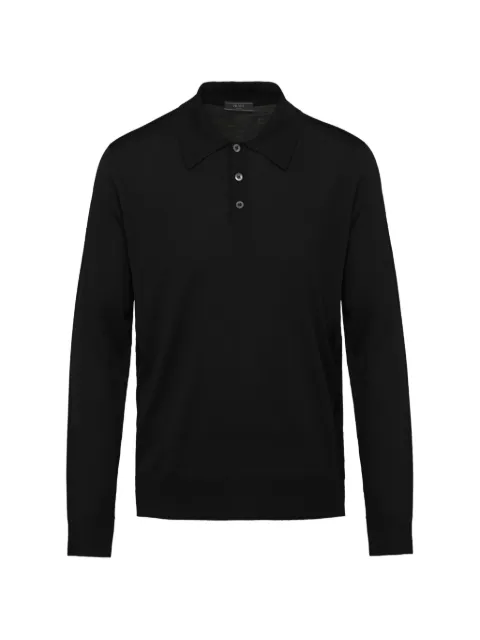 Prada Worsted wool polo shirt