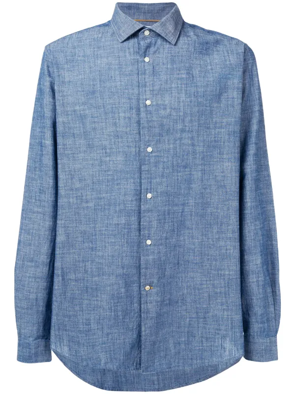 barbour chambray shirt