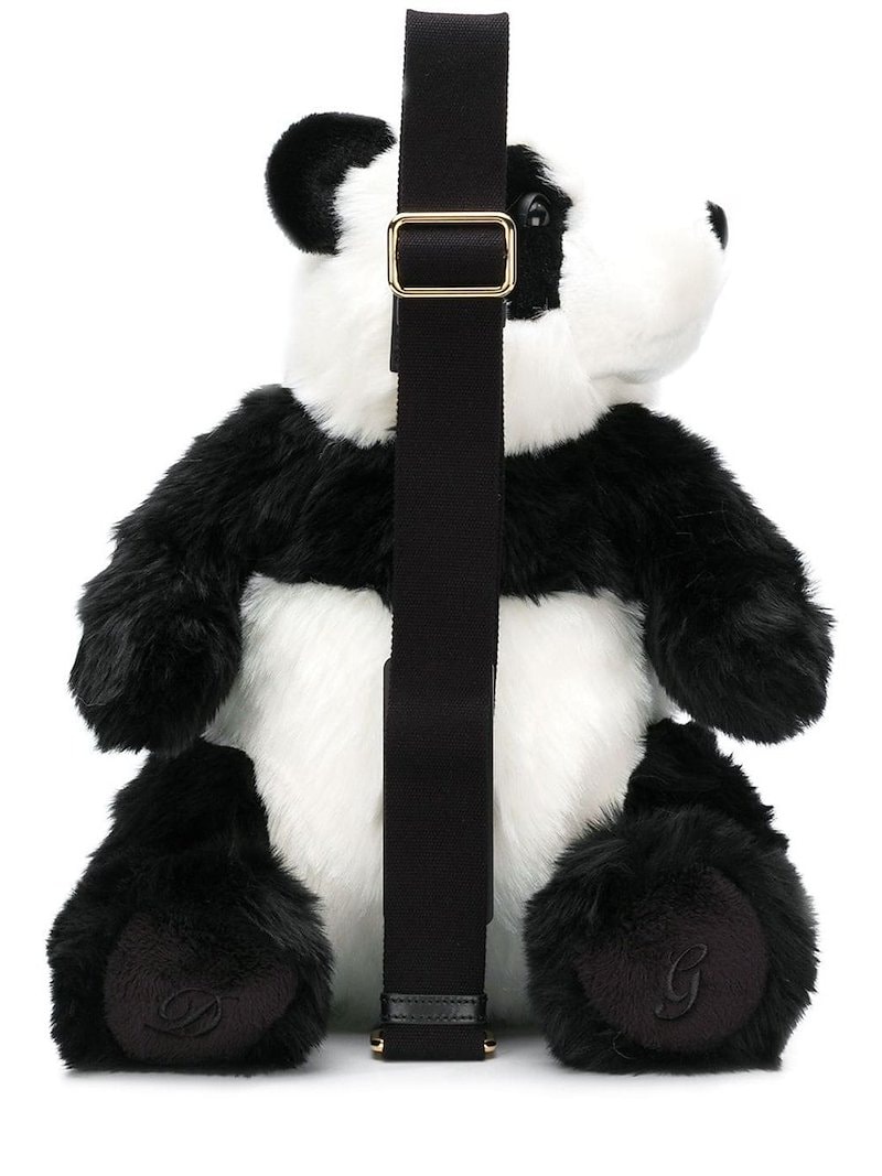 Dolce & Gabbana panda bear sling bag black | MODES