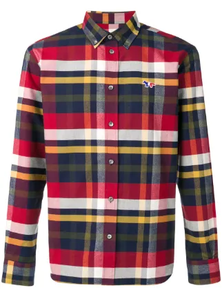 fox checked shirt
