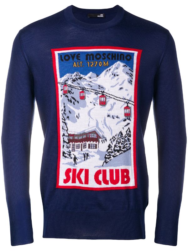 Love Moschino Ski Club Jumper - Farfetch