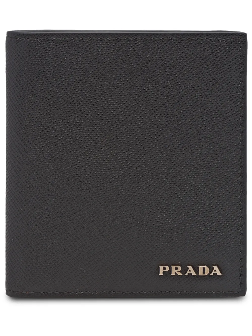 Prada Saffiano Wallet - Black In Black