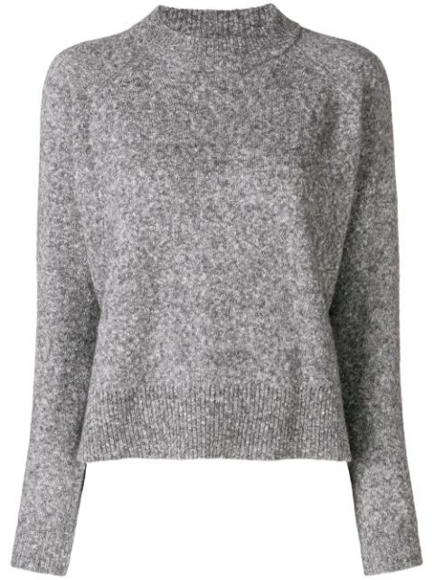 WOOLRICH WOOLRICH CREW NECK JUMPER - GREY