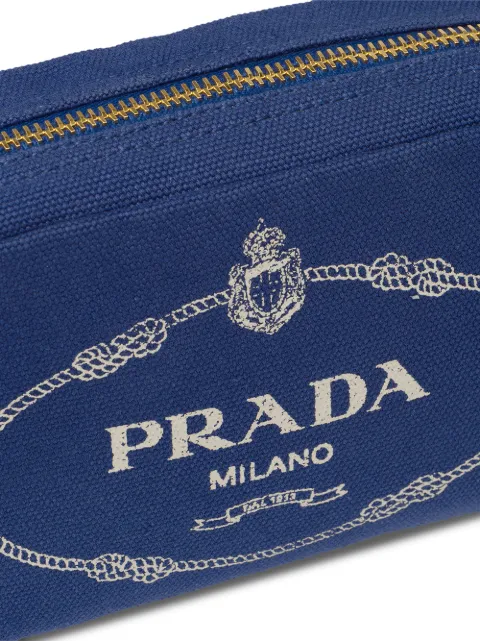 prada logo cosmetic pouch