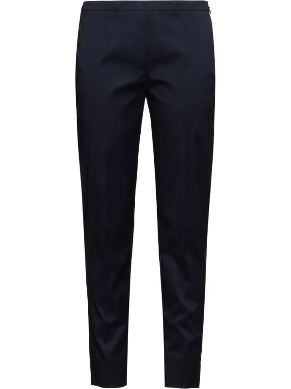 Prada Stretch Slim Trousers in Blue