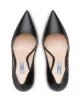 Prada Saffiano textured patent leather pumps