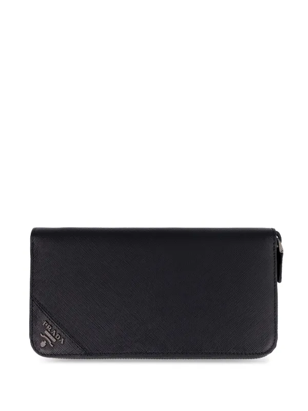 Prada mens long wallet best sale