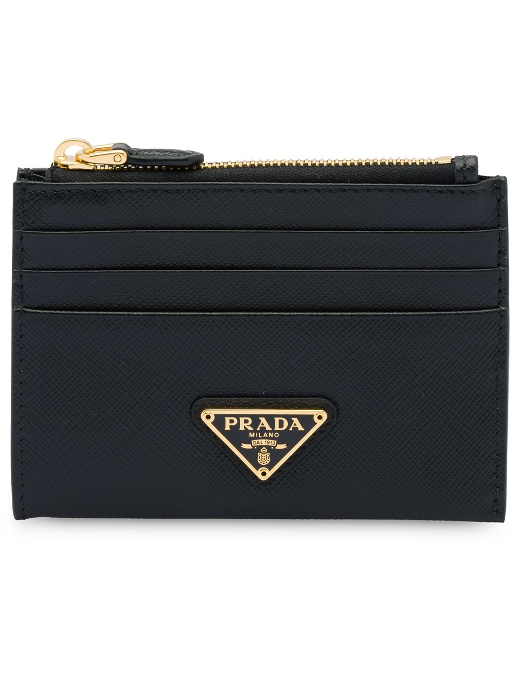 фото Prada визитница из кожи Saffiano