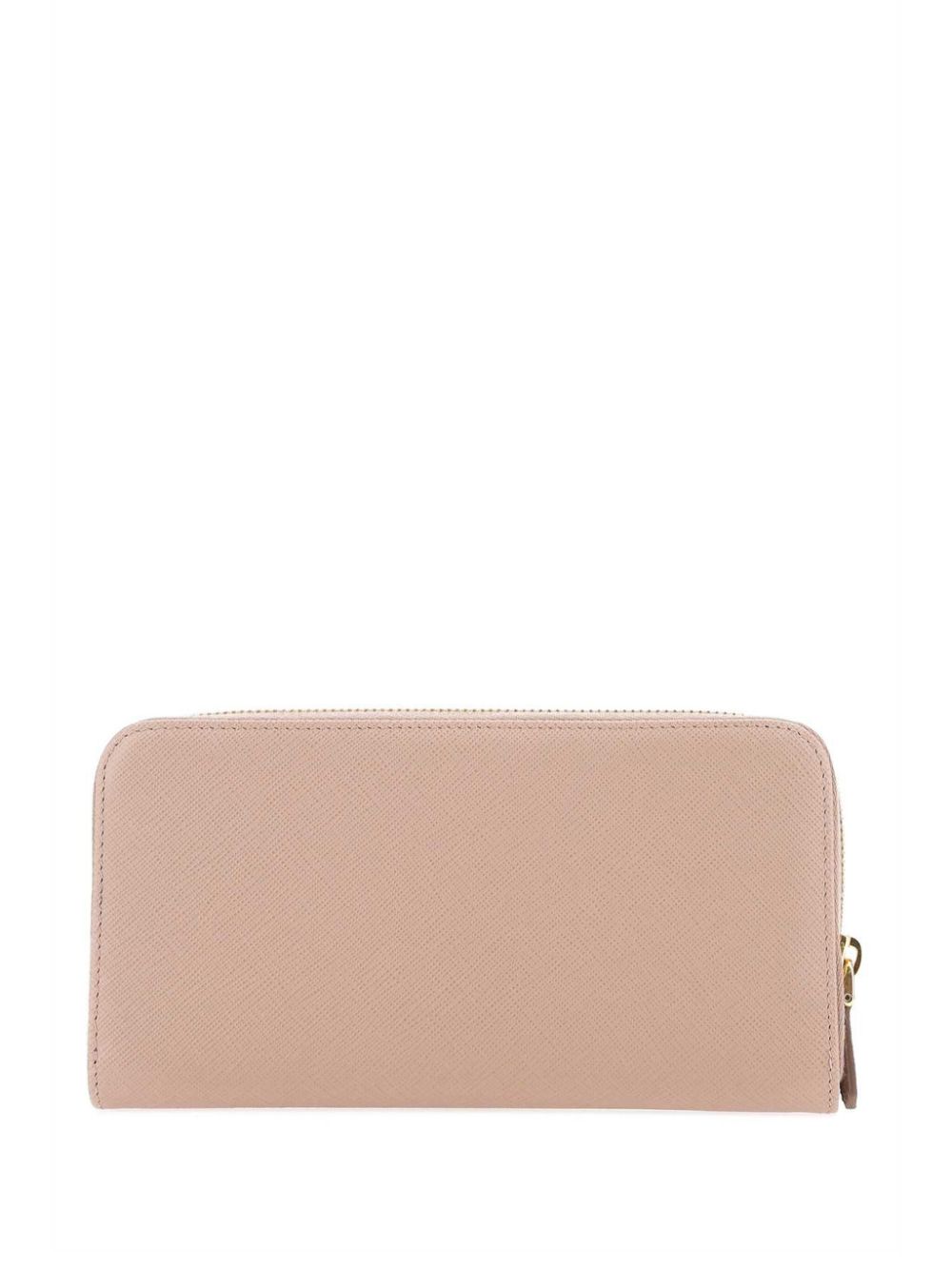 Prada large Saffiano leather wallet - Pink