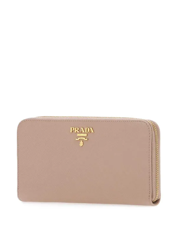 Prada Large Saffiano Leather Wallet Pink FARFETCH PH