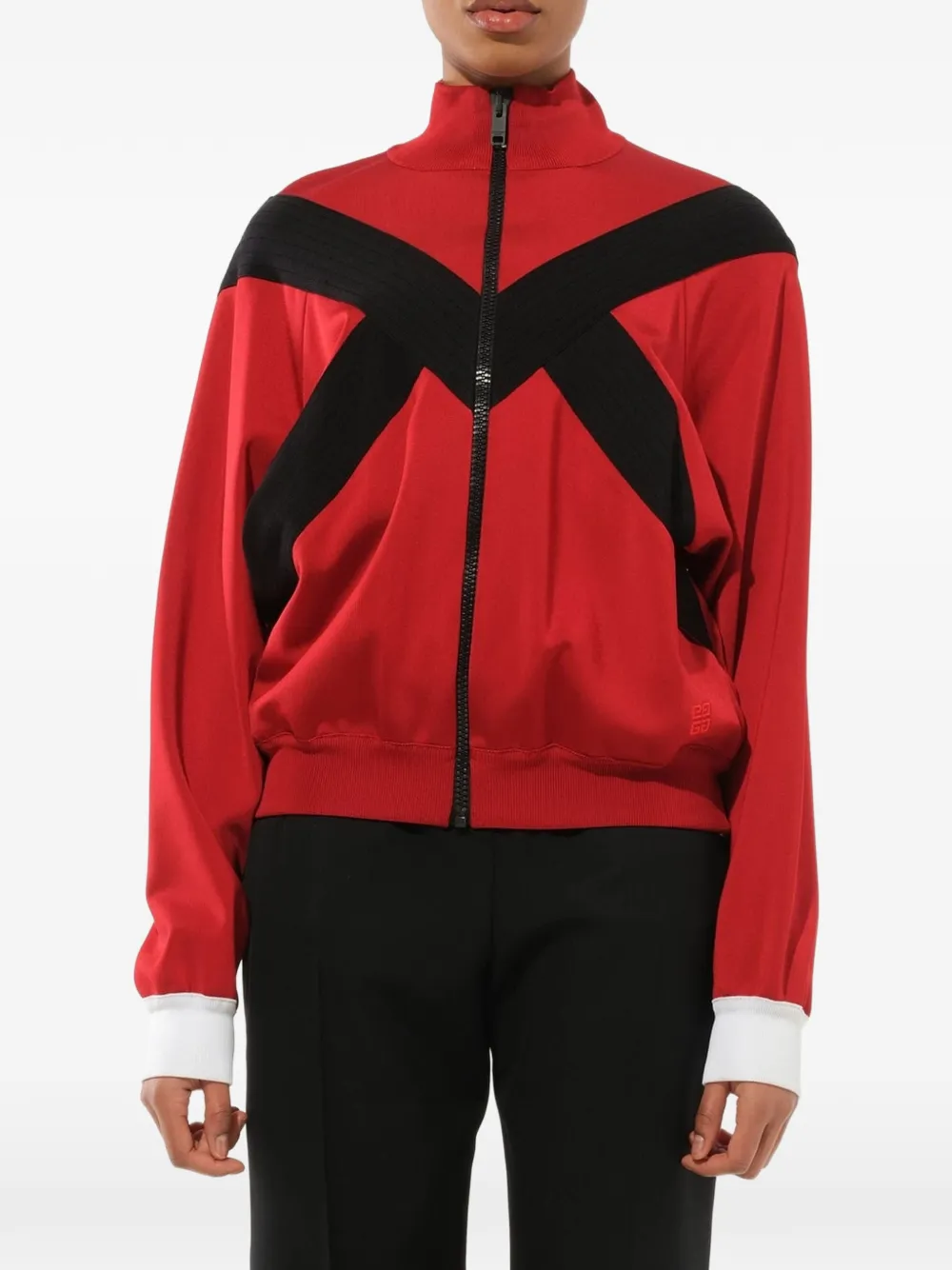  Givenchy Jacke Mit Streifen   Rot 