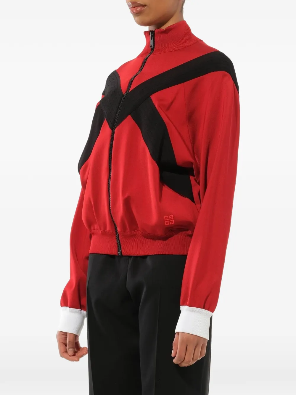  Givenchy Jacke Mit Streifen   Rot 