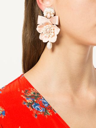 flower drop earrings展示图