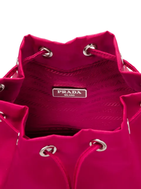 prada logo sailcloth container